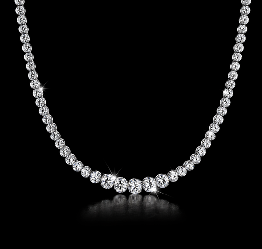 Celeste Diamond Tennis Necklace