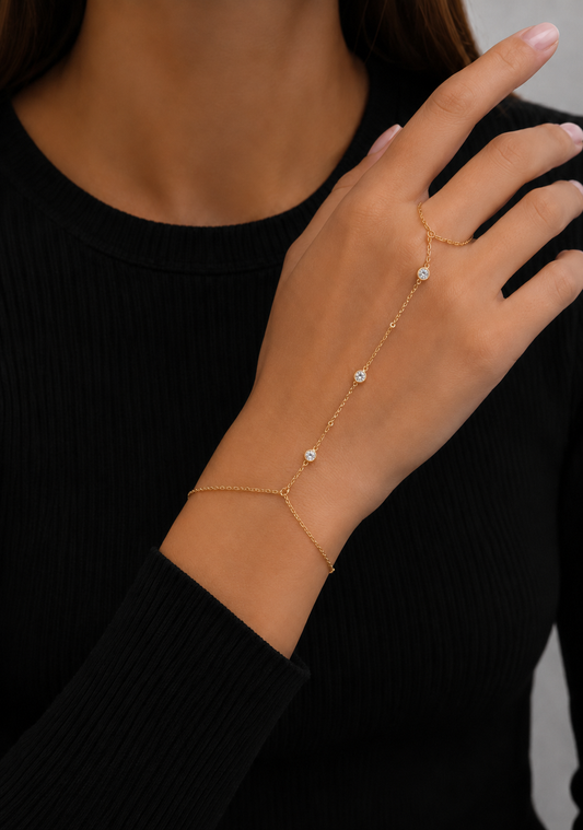 Étoile Moissanite Hand Chain