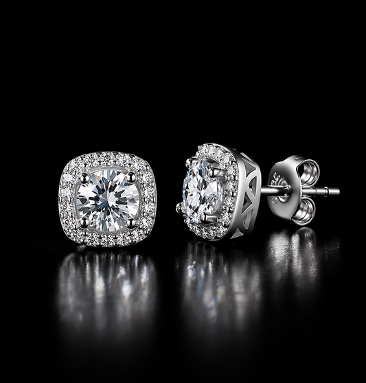 Aura Halo Stud Earrings