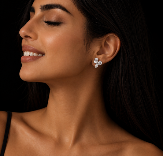 Triluxe Spark Stud Earrings