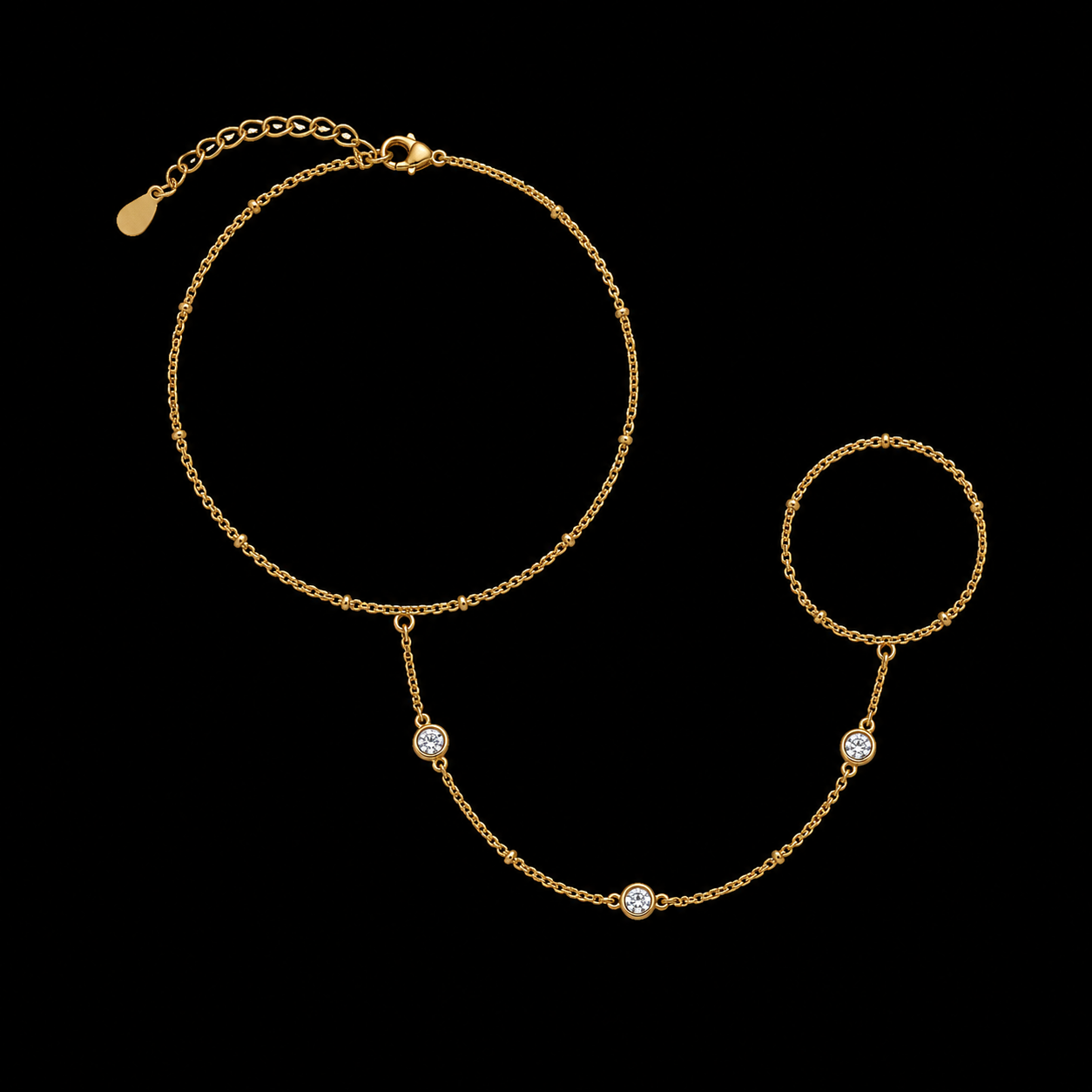 Étoile Moissanite Hand Chain