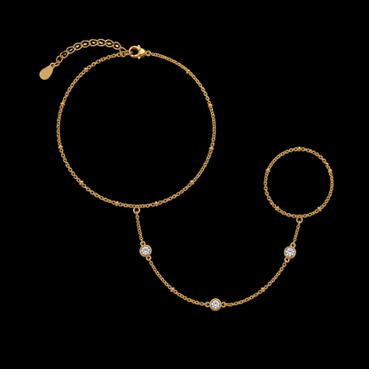 Étoile Moissanite Hand Chain