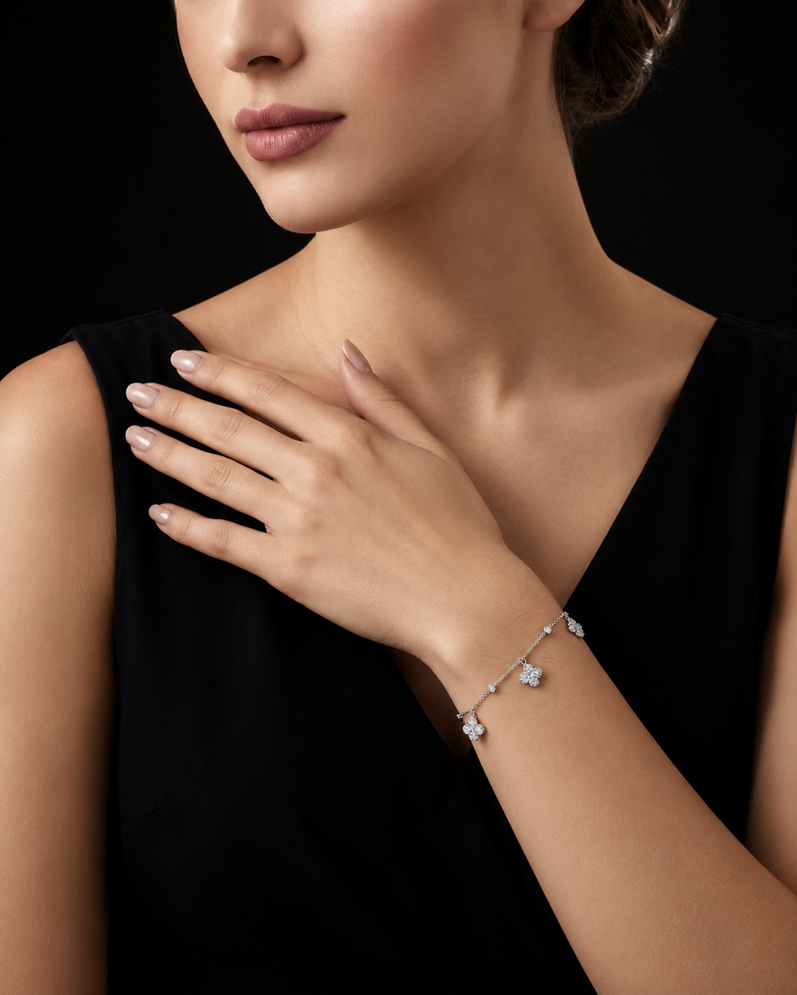 Lilja klöver armband