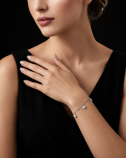 Lilja klöver armband