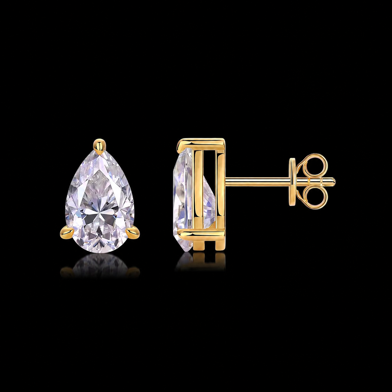 Luna Pear Studs Örhängen