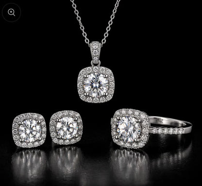 Aura Halo Set - Halsband, Ring & Örhängen