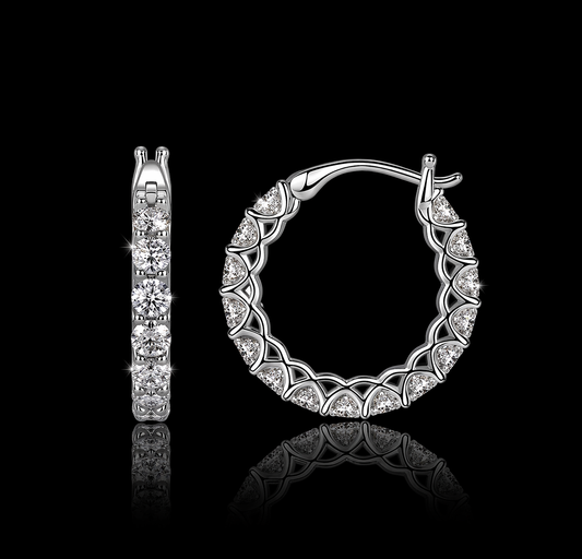 Élise Halo Hoop Earrings
