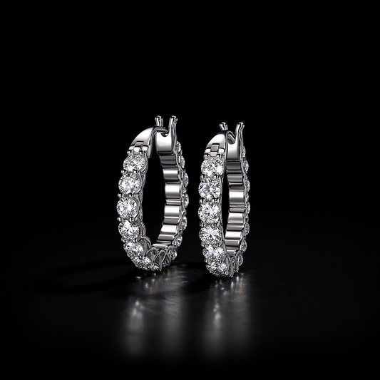 Élise Halo Hoop Earrings